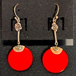 Earrings stamped 925 ID